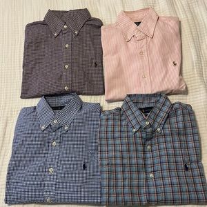 Polo Ralph Lauren Custom and Slim Fit Long Sleeve Shirts Size Small